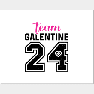 Team Galentine Day 2024 Feb 13 Girls Night Out Wine Drinking Posters and Art